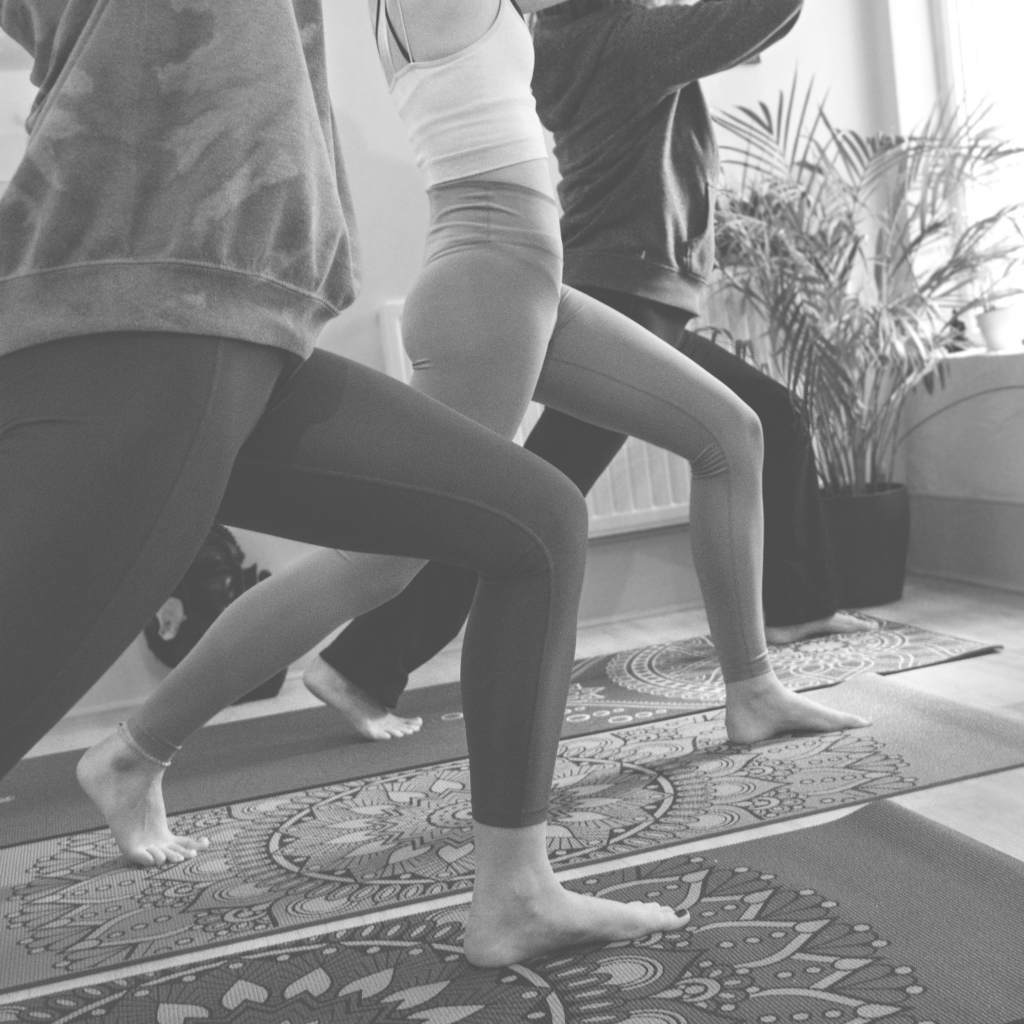 Exeter Yoga Warrior Pose Nikkie Huddart
